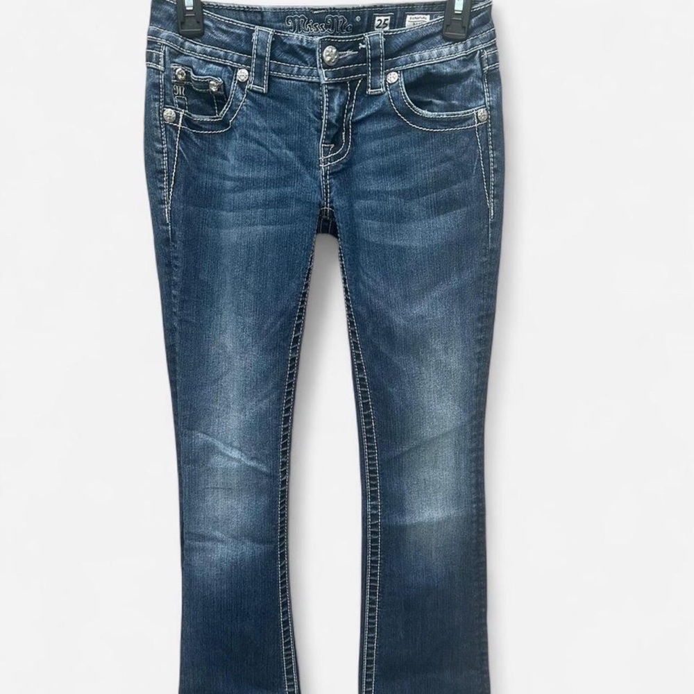 Signature Dark Blue Boot Cut Jeans